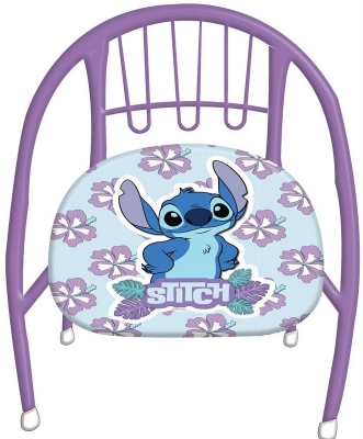 Детско Столче Метално с Мека Седалка Лило и Стич, Lilo and Stitch 35х36х35 см